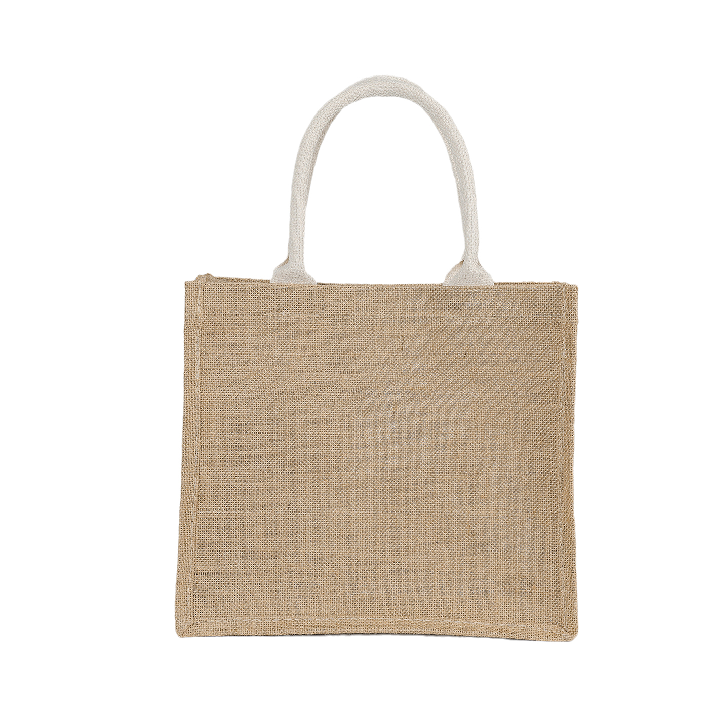 Personalized Reusable Jute Burlap Tote Bag1