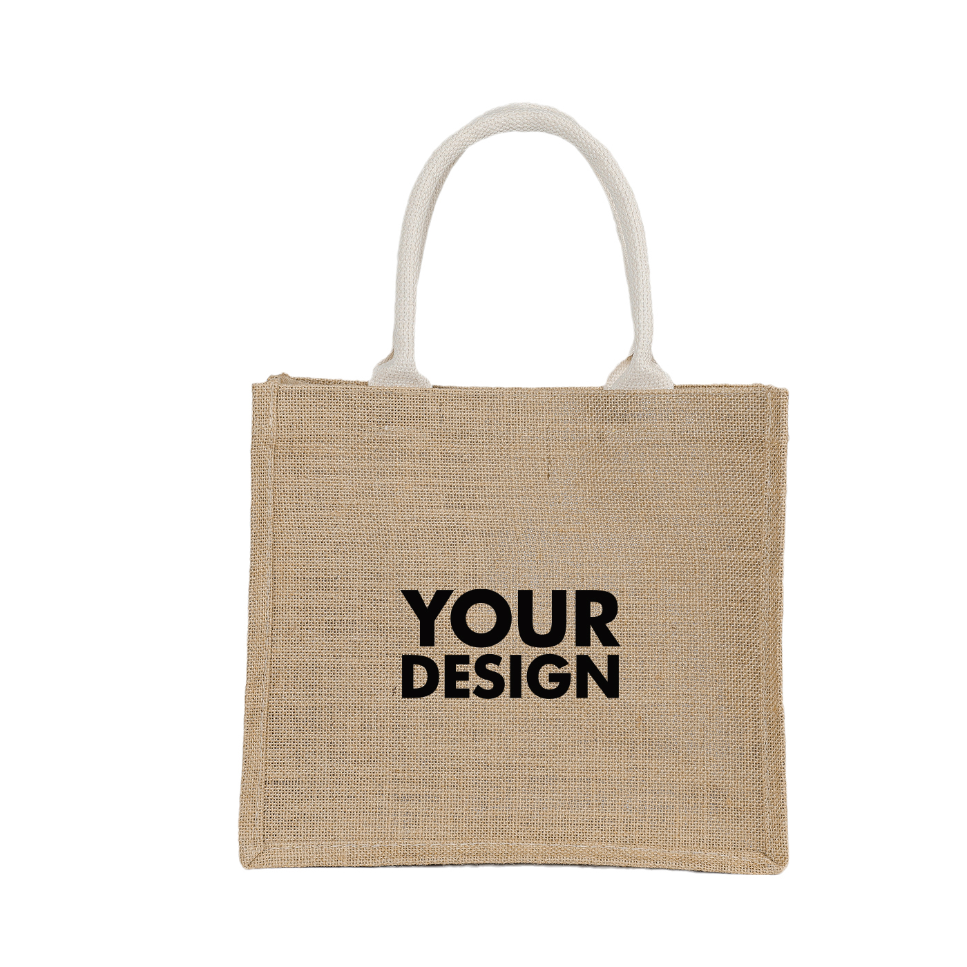 Personalized Reusable Jute Burlap Tote Bag2