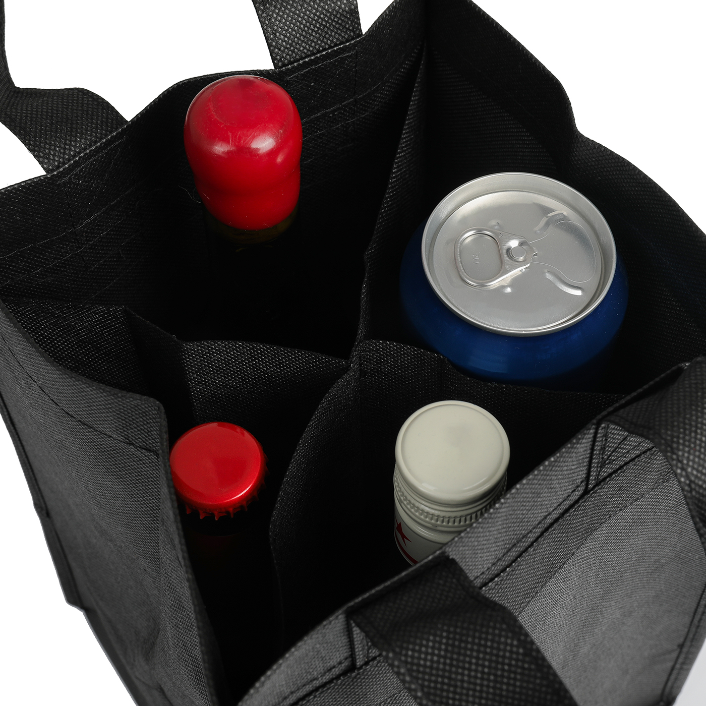 Reusable 4 Bottle Wine Carrier Bag2