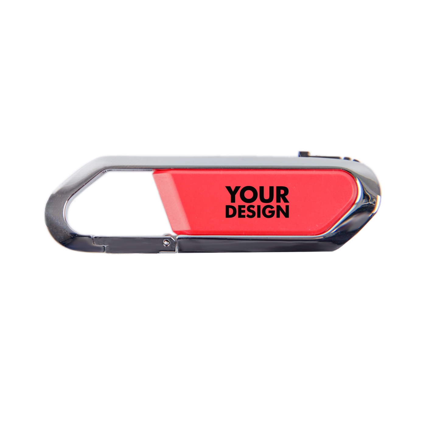 2GB Custom Metal Carabiner USB Flash Drive