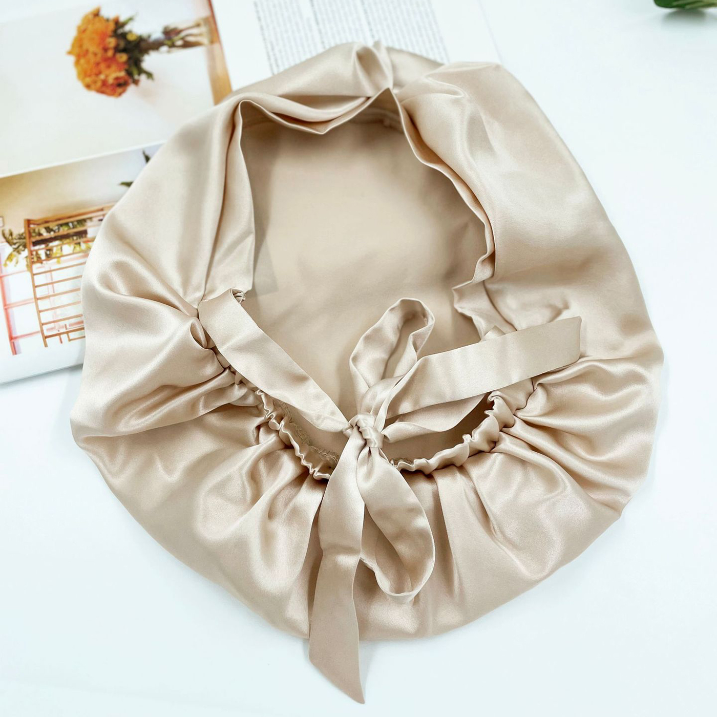 Custom 19 Momme Silk Nightcap1