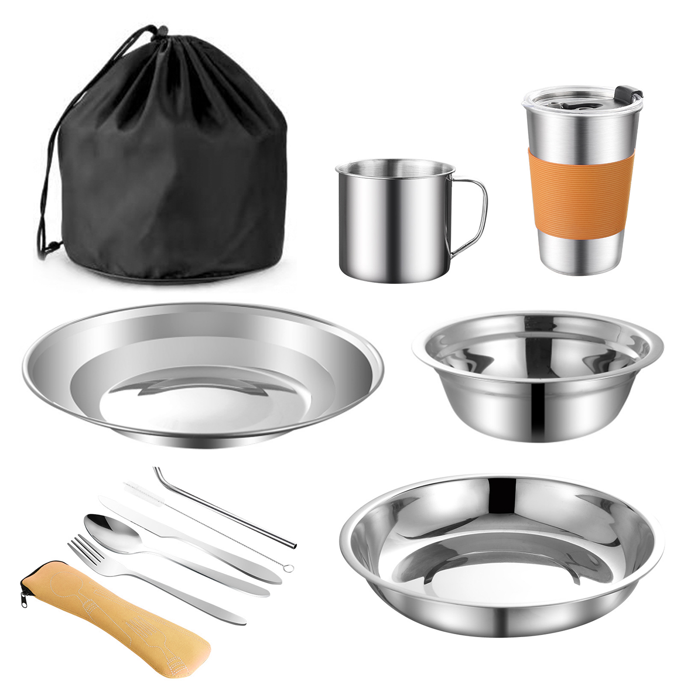 Custom Reusable Camping Dish Set2