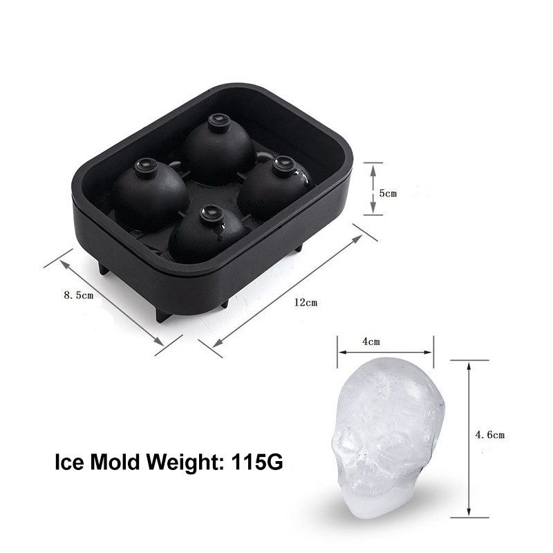 Skull Shape Silicone Ice Mold2