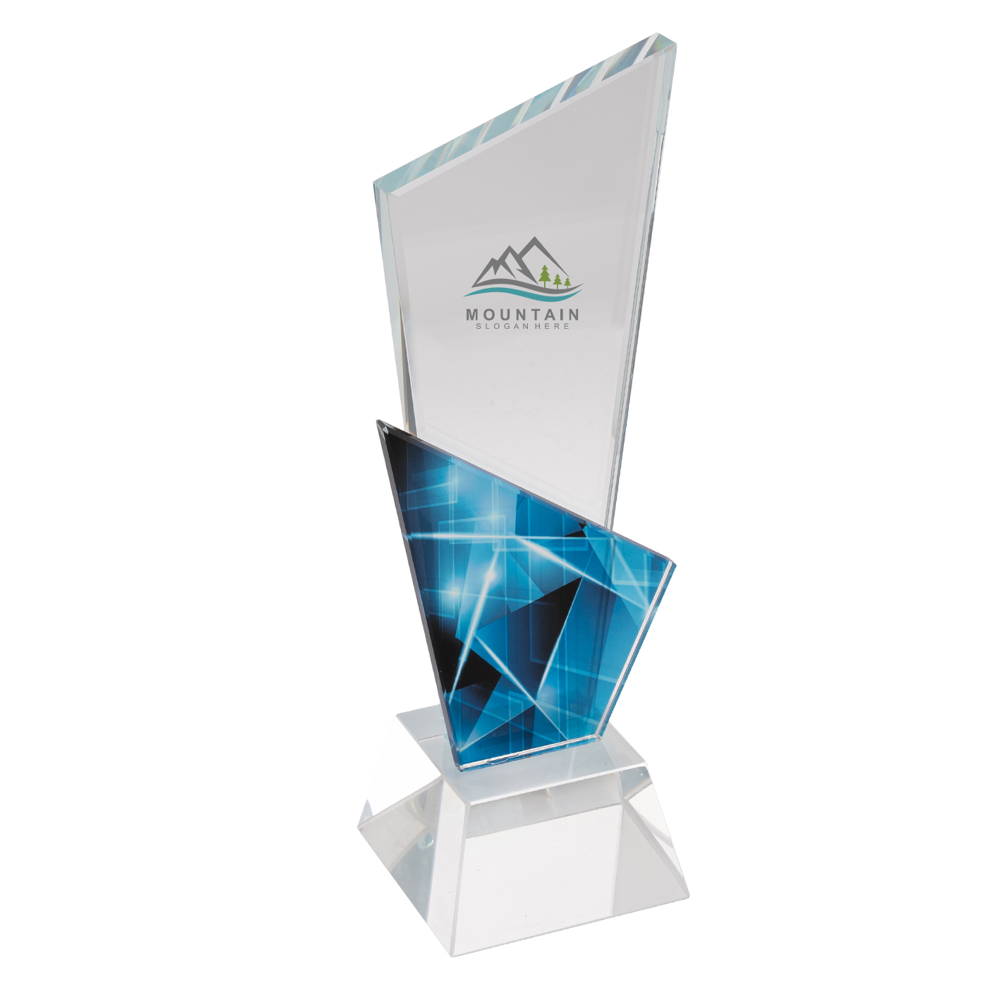 Crystal Clear Award Trophy