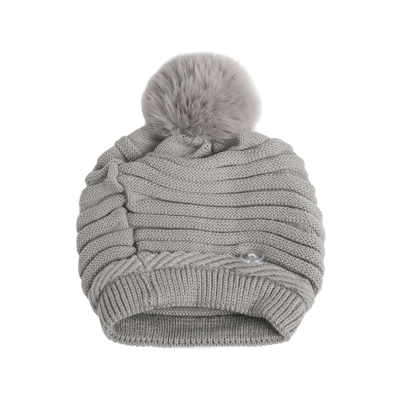 Slouchy Pom Pom Hat1