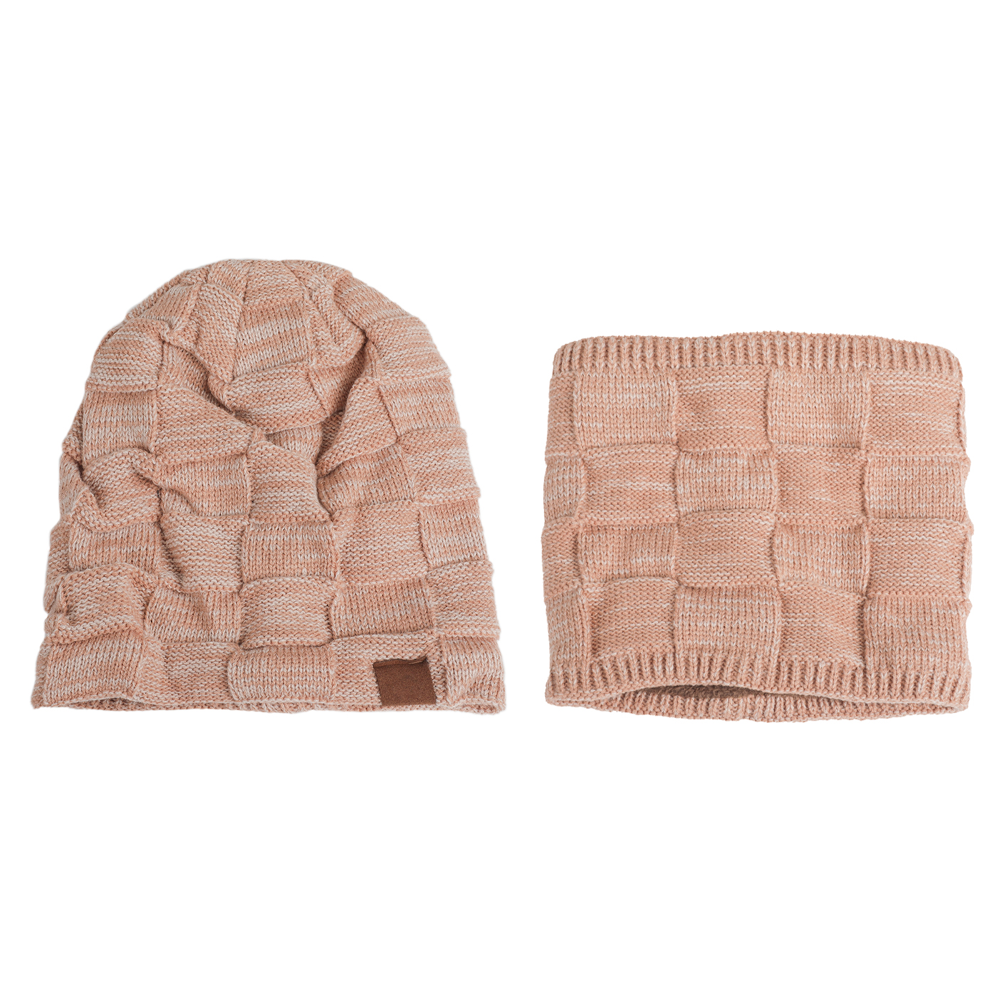 Winter Beanie Hat Scarf Set4