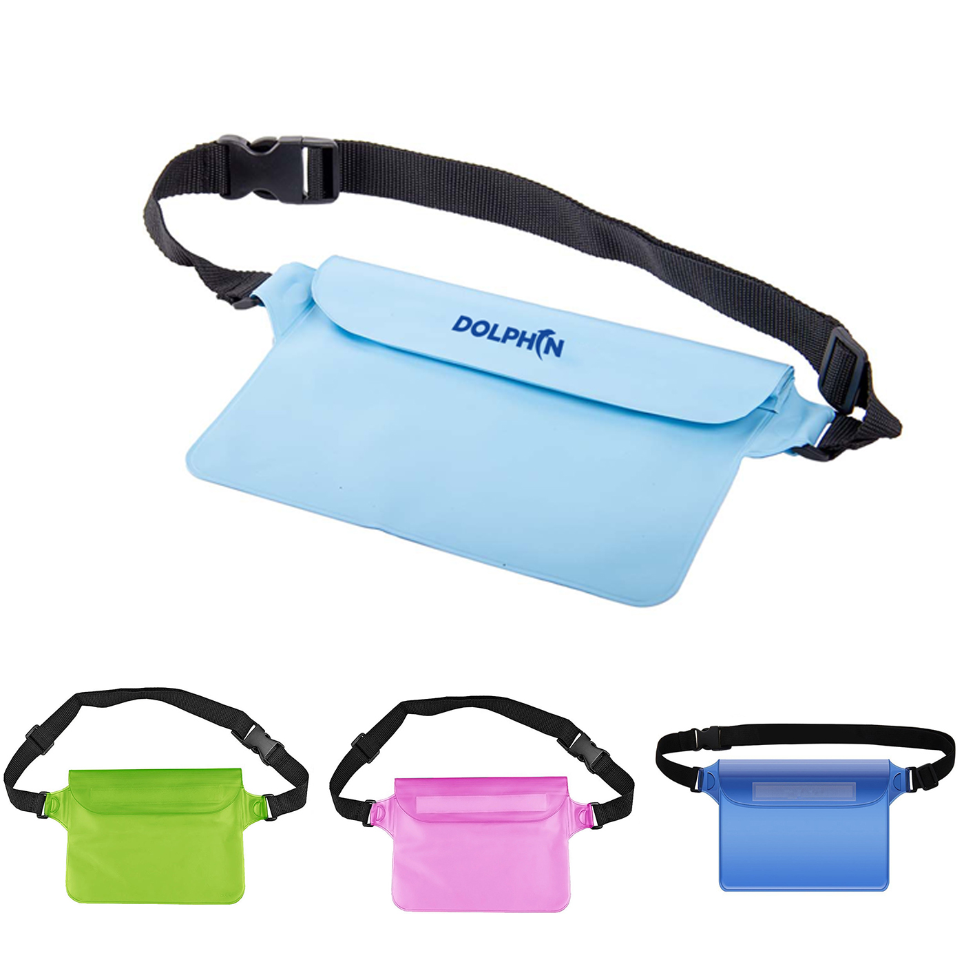 Waterproof Pouch With Adjustable Waist Strap