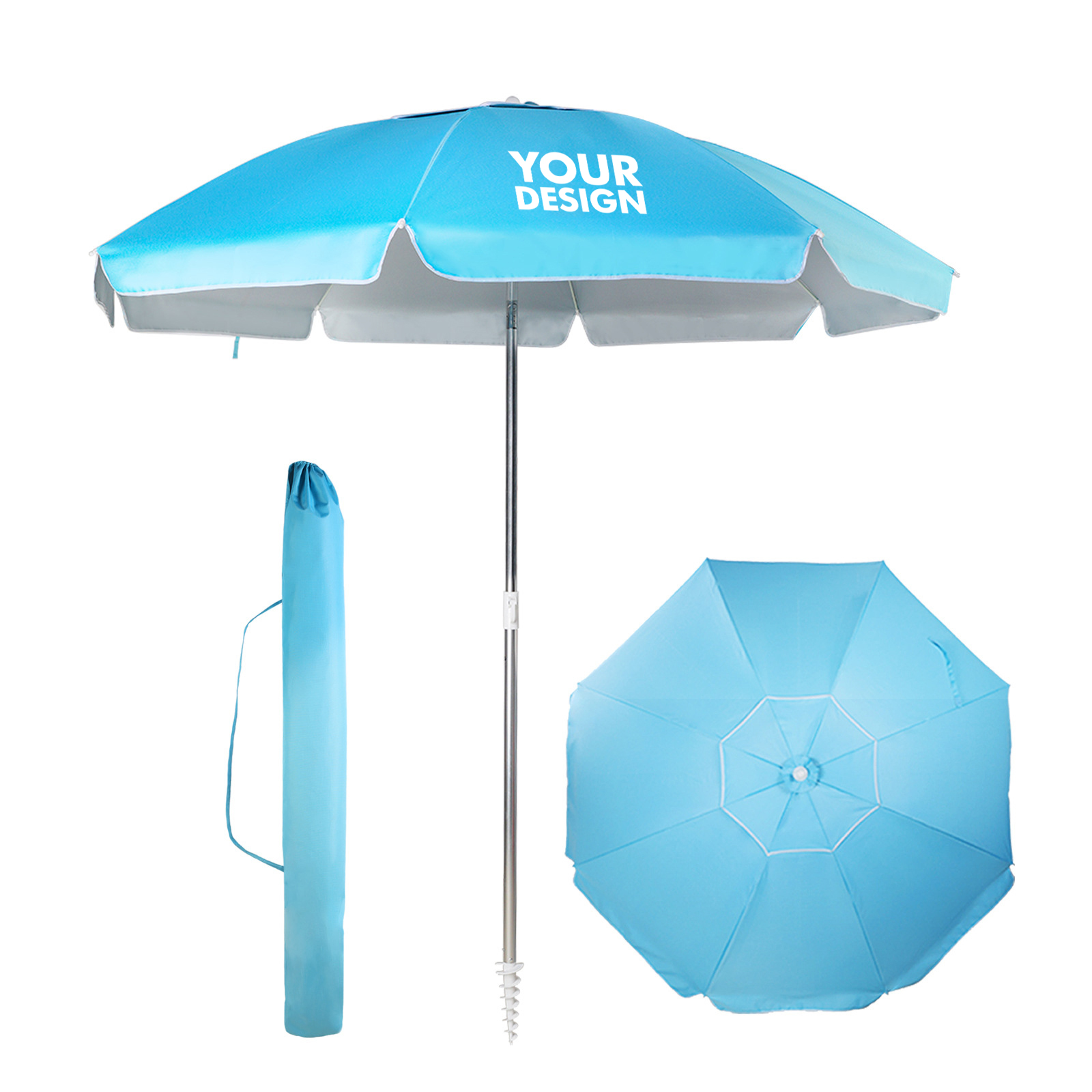 Custom Beach Umbrella1
