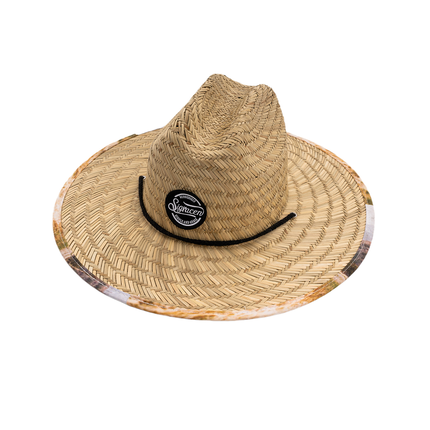 Wide-brim Straw Lifeguard Hat1