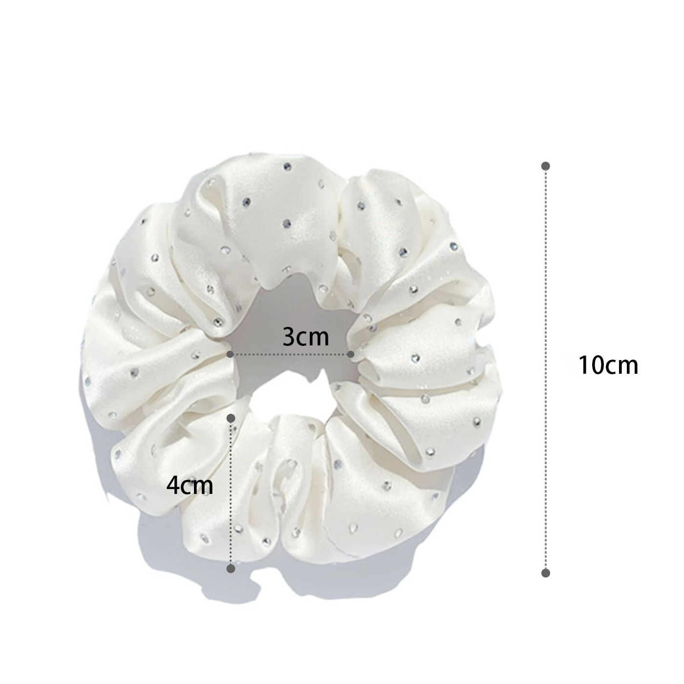 Custom Crystal Hair Scrunchie3