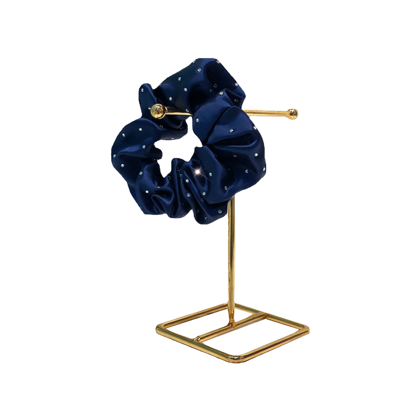 Custom Crystal Hair Scrunchie2