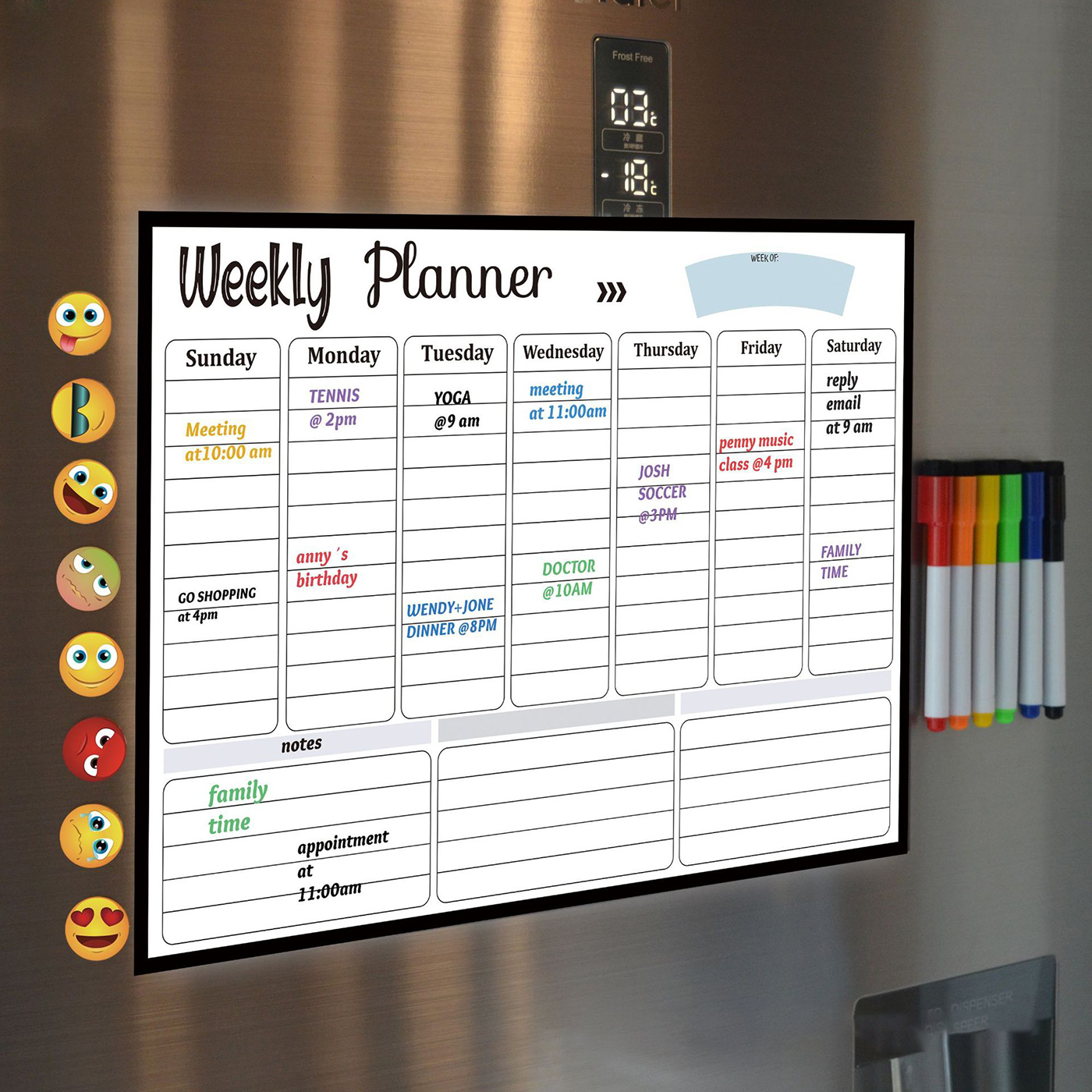 Dry Erase Magnetic Calendar2