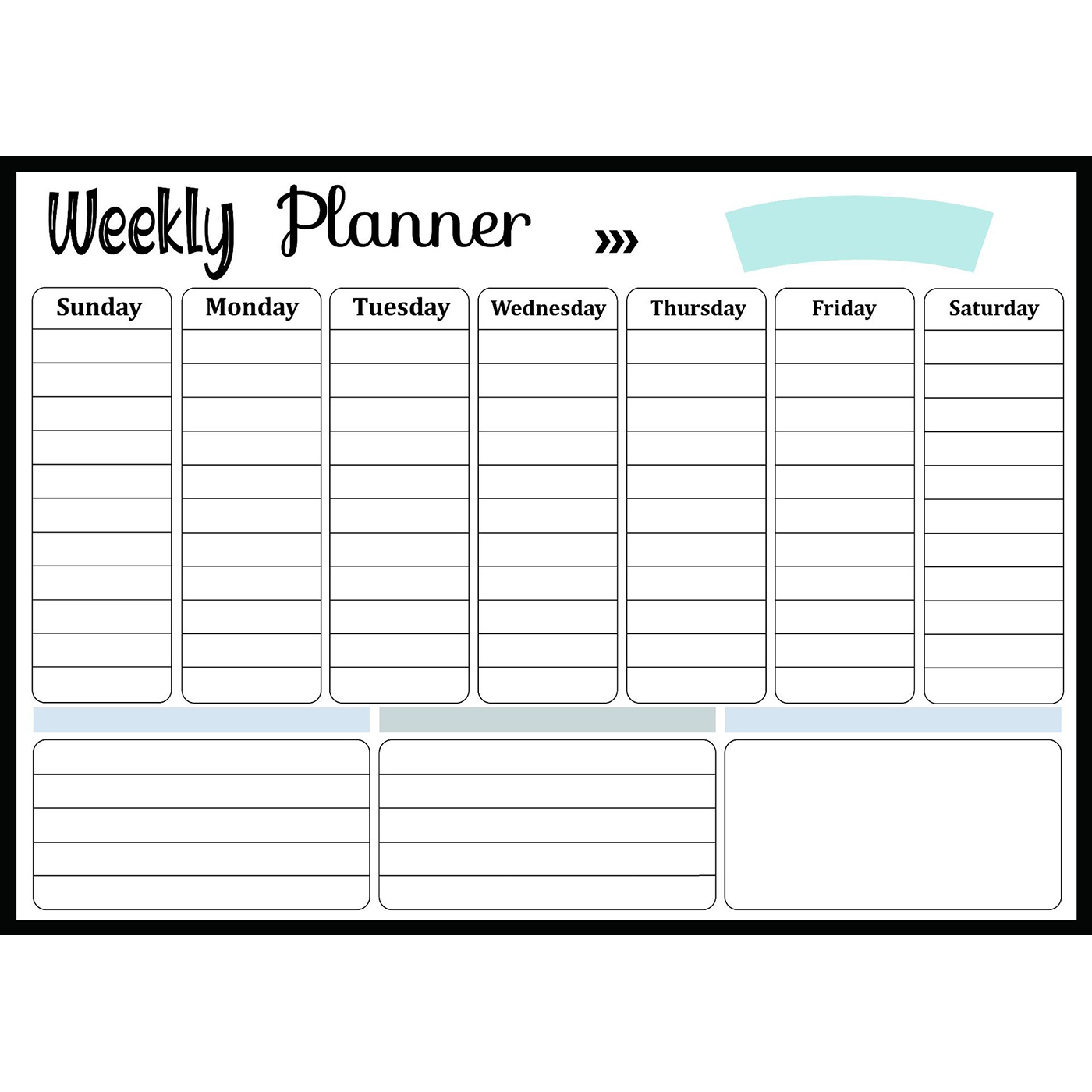 Dry Erase Magnetic Calendar1