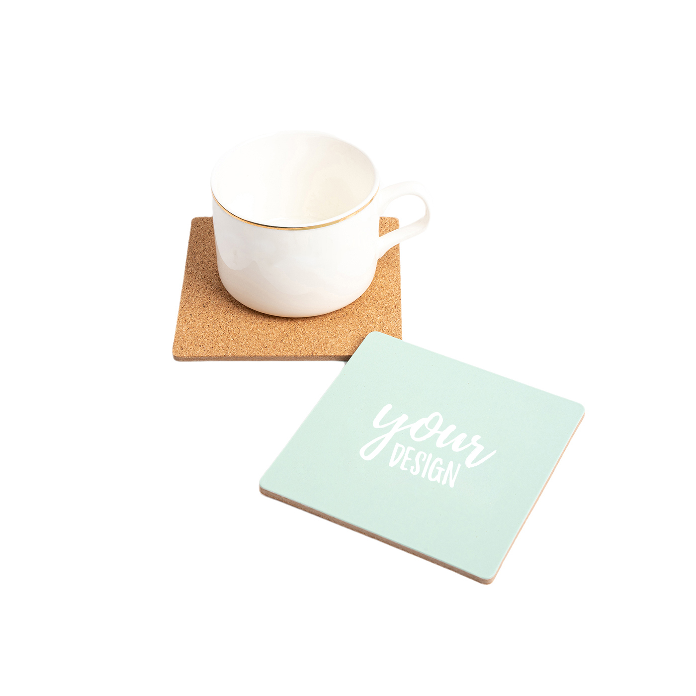 Natural Cork Coaster3