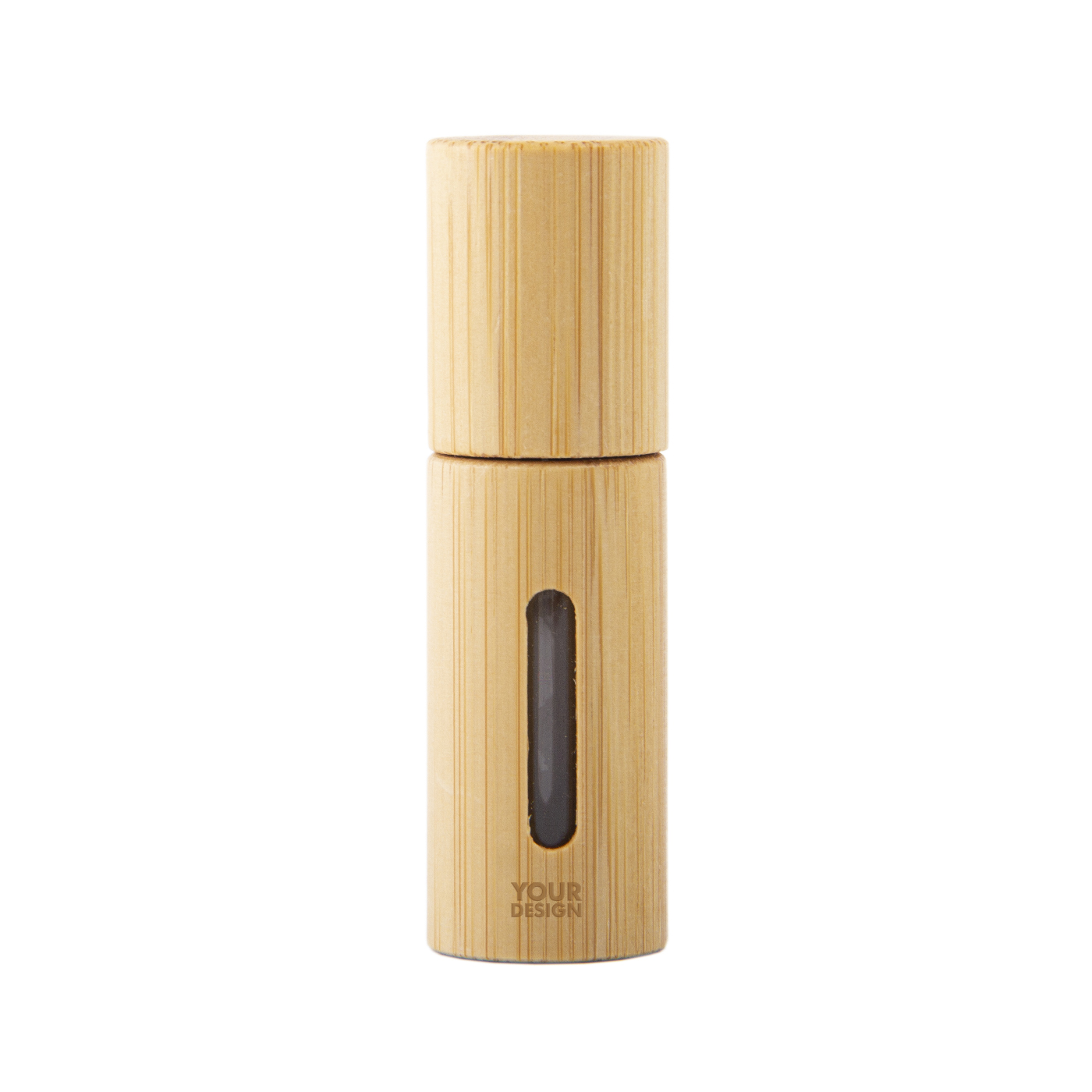 Custom 5ml Bamboo Glass Roll On Bottle 2