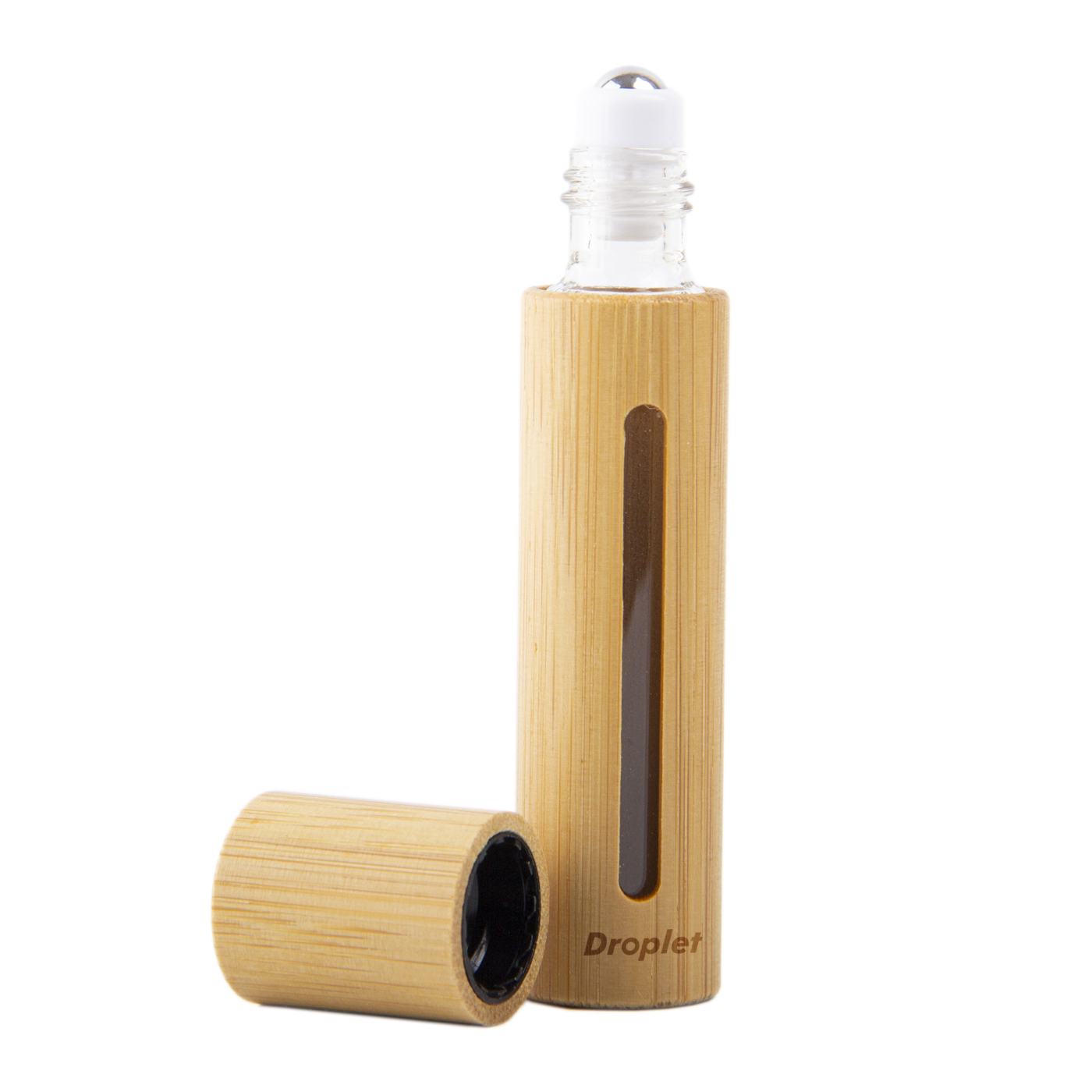 Bamboo Glass Roll On Bottle
