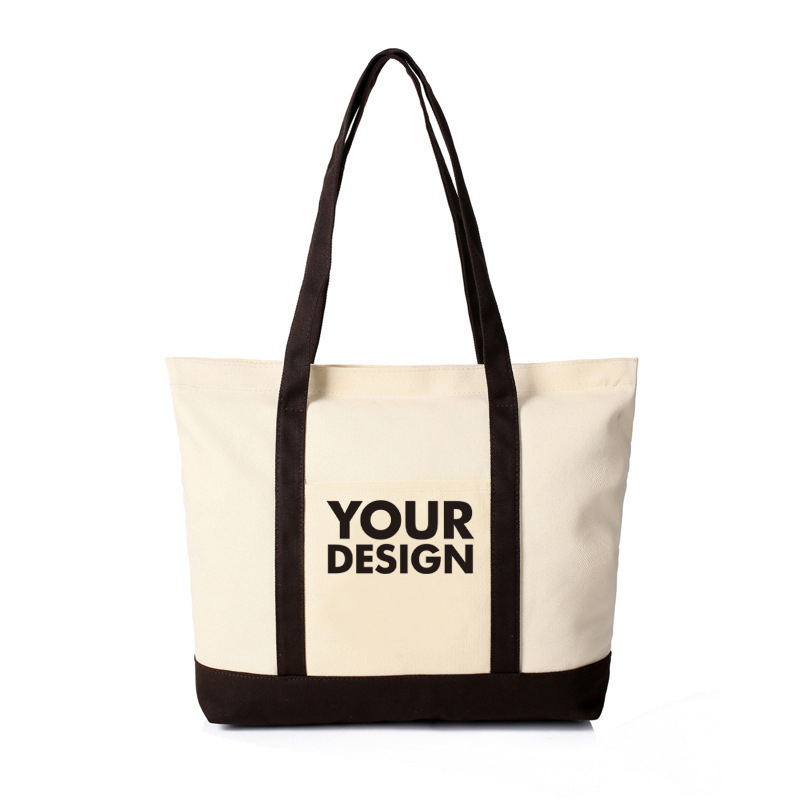 Personalized Tote Bag With Front Pocket1
