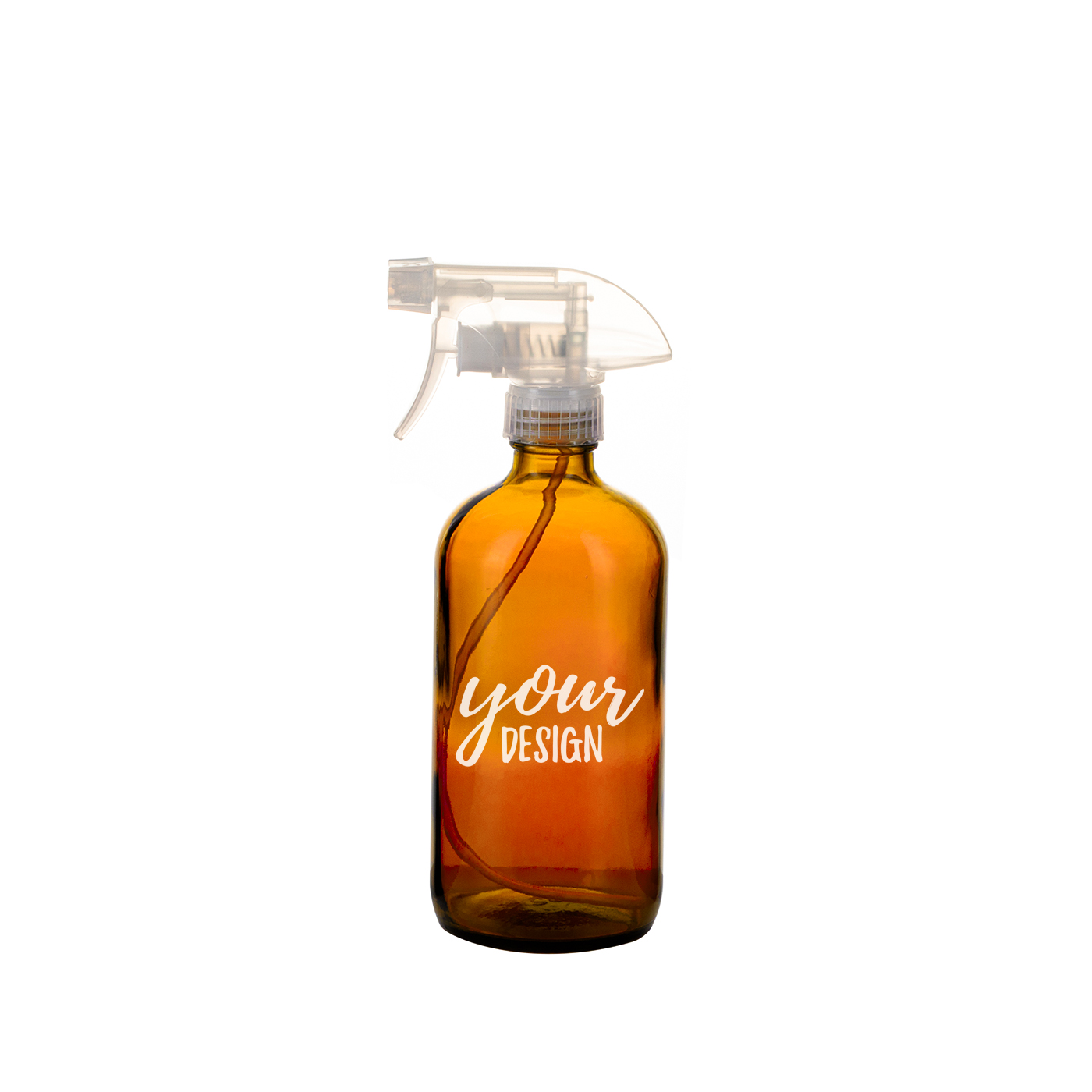Custom Amber Glass Spray Bottle1