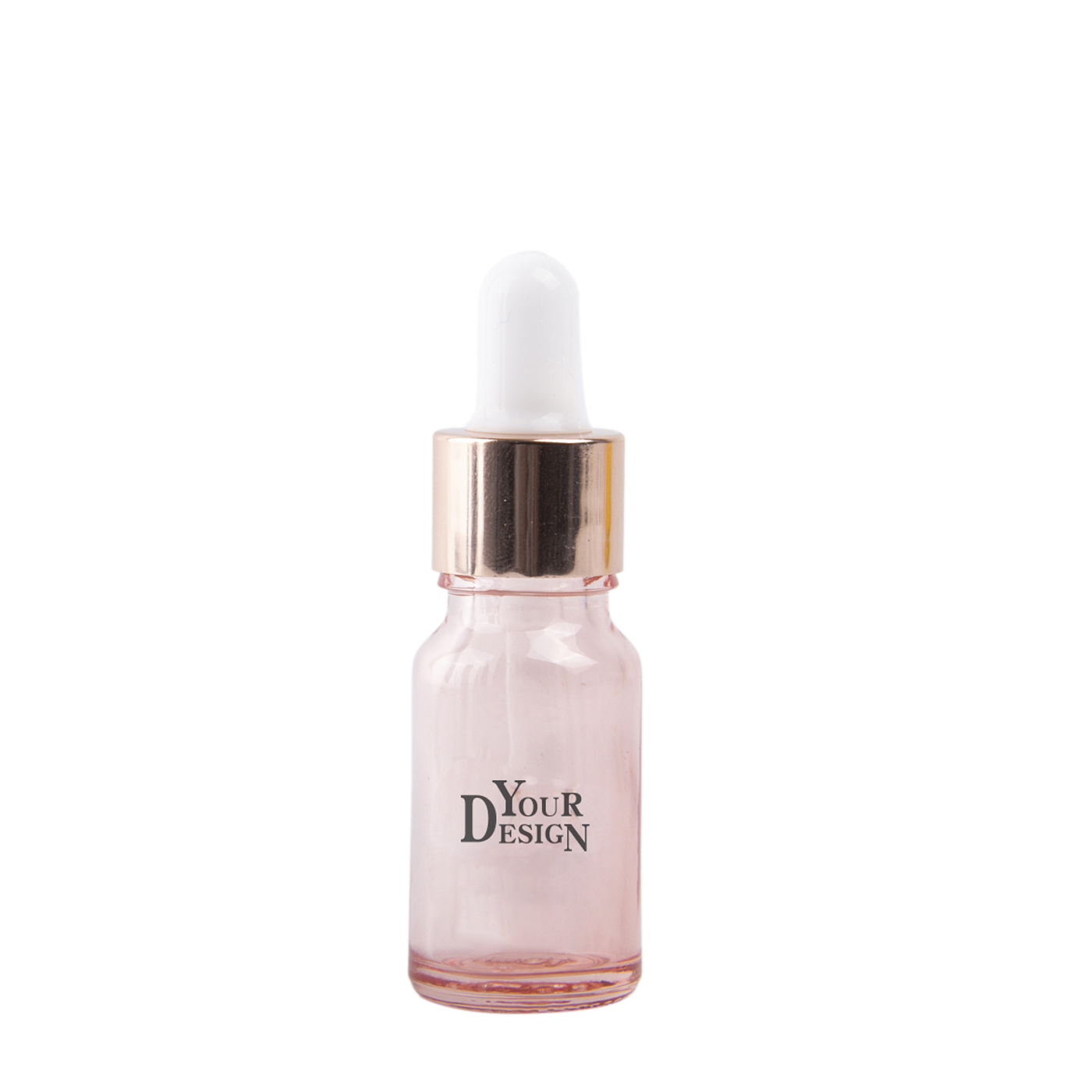 Custom 15ml Rose Gold Glass Dropper Bottle2