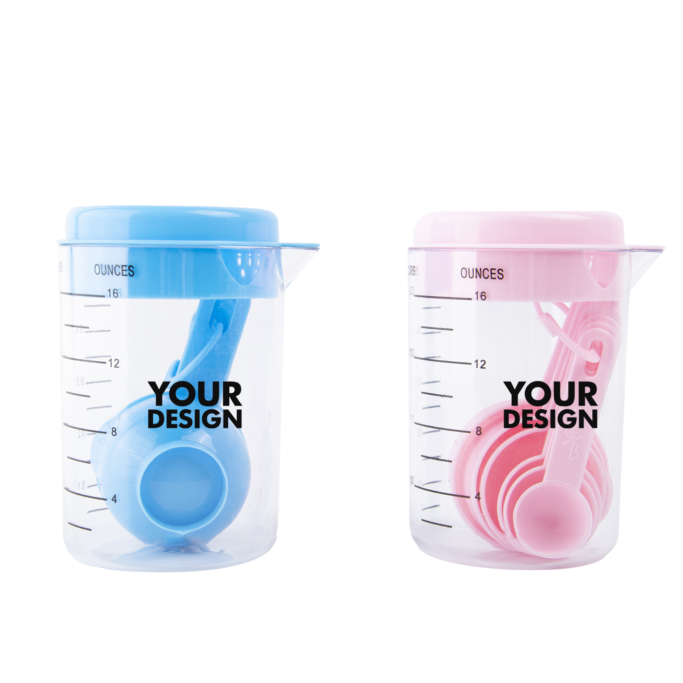 7 Pcs Plastic Measuring Cups Spoons1