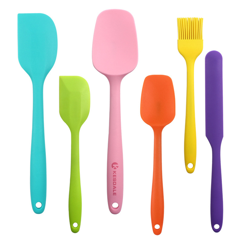 Custom 6 Pcs Silicone Spatula Set