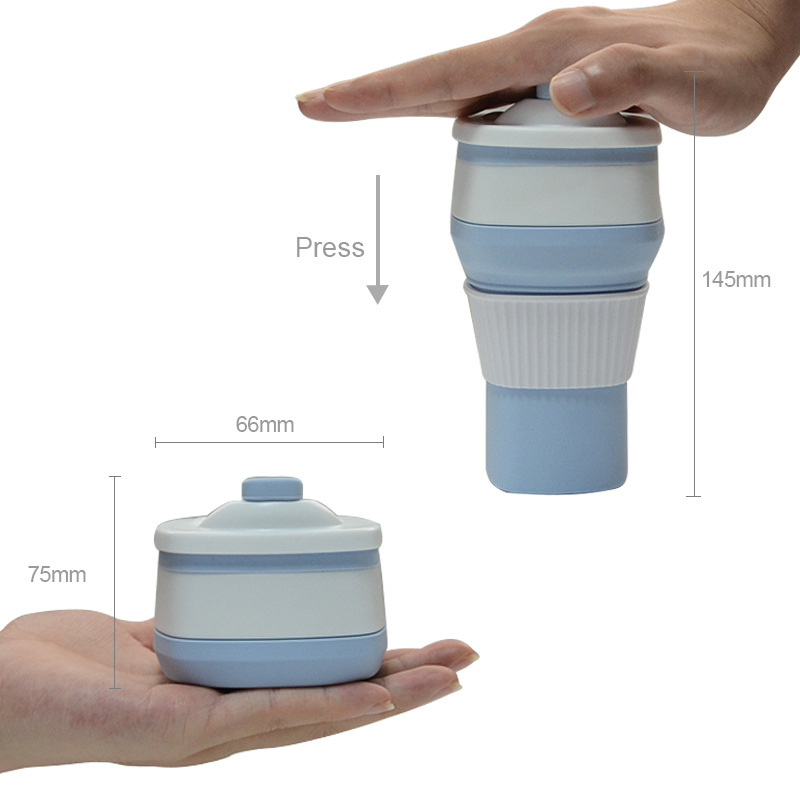 Custom Silicone Collapsible Cup1