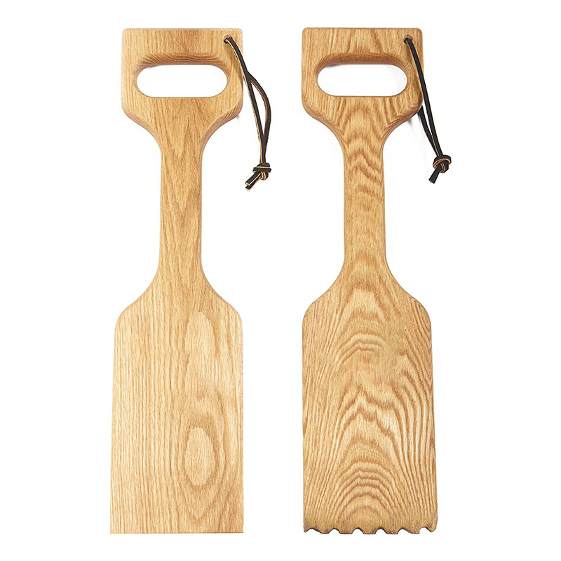 Wooden BBQ Grill Scraper with Bottle Opener3