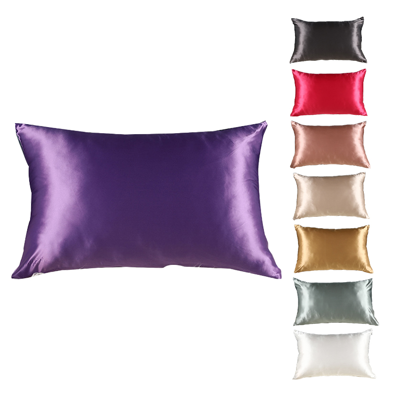Custom Satin Silk Pillow Cover