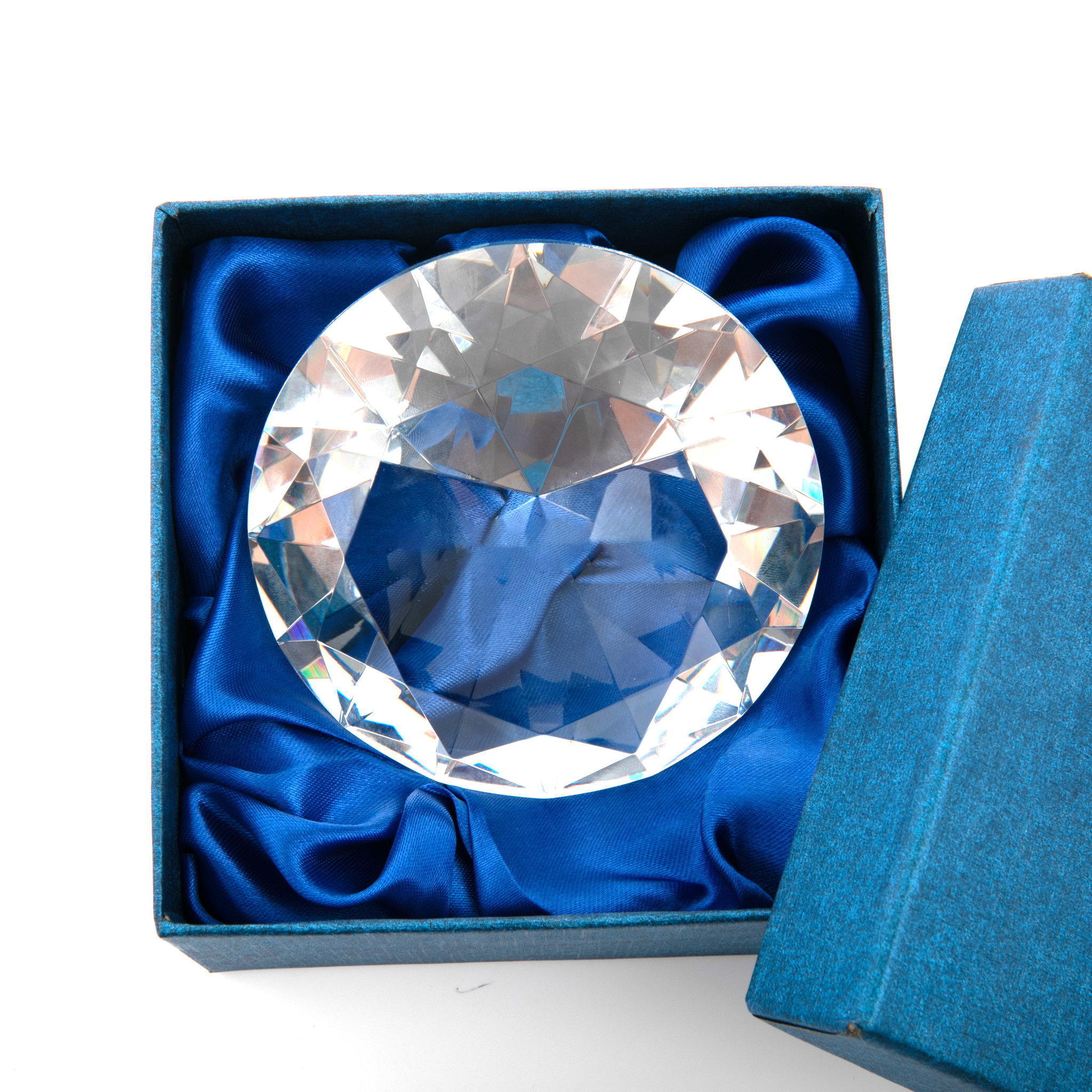 Personalized Diamond Shaped Paperweight2