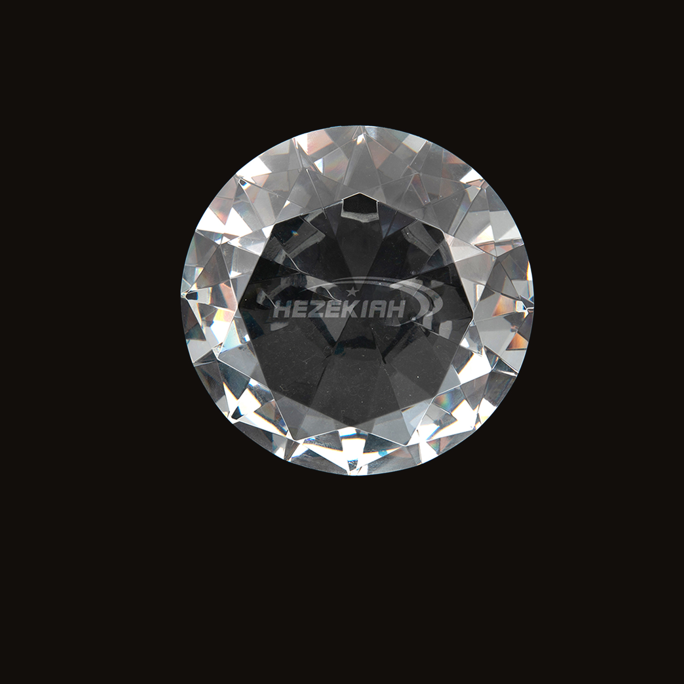 Personalized Diamond Shaped Paperweight