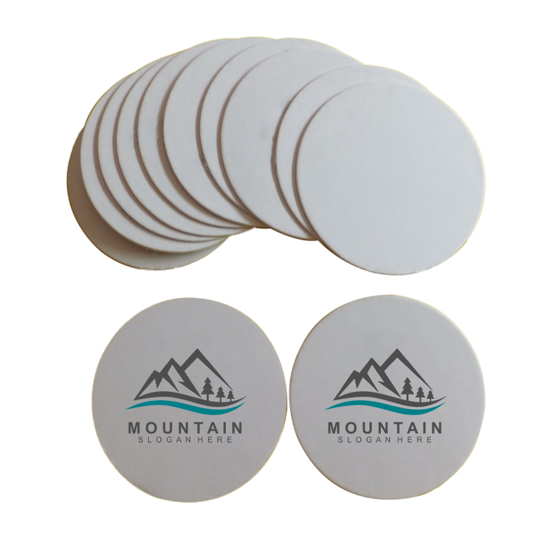 Personalized Absorbent Paper Coaster2