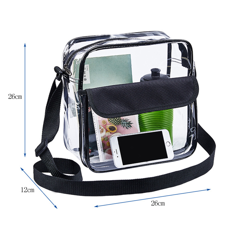 Clear Messenger Bag With Adjustable Strap2