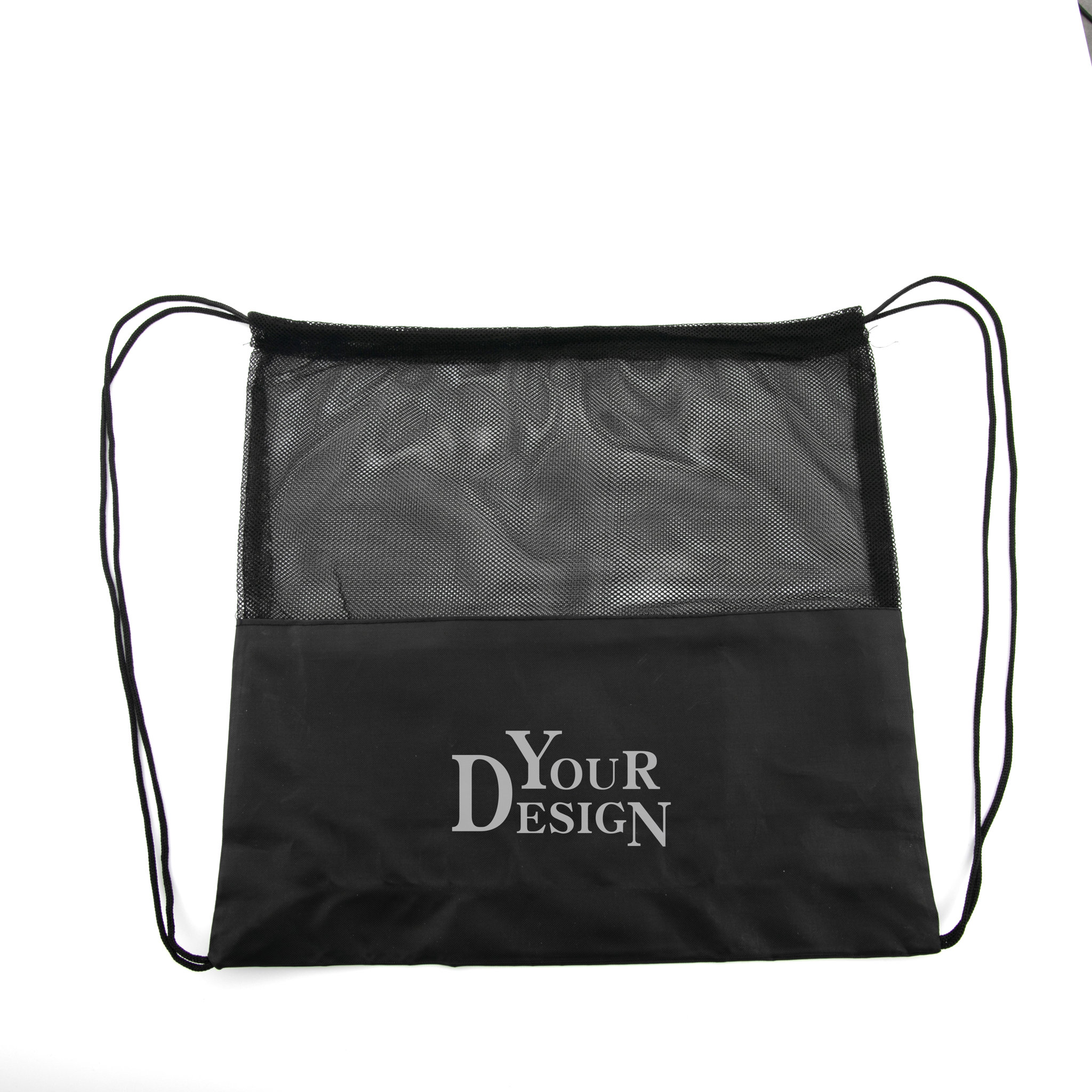Personalized Mesh Drawstring Backpack