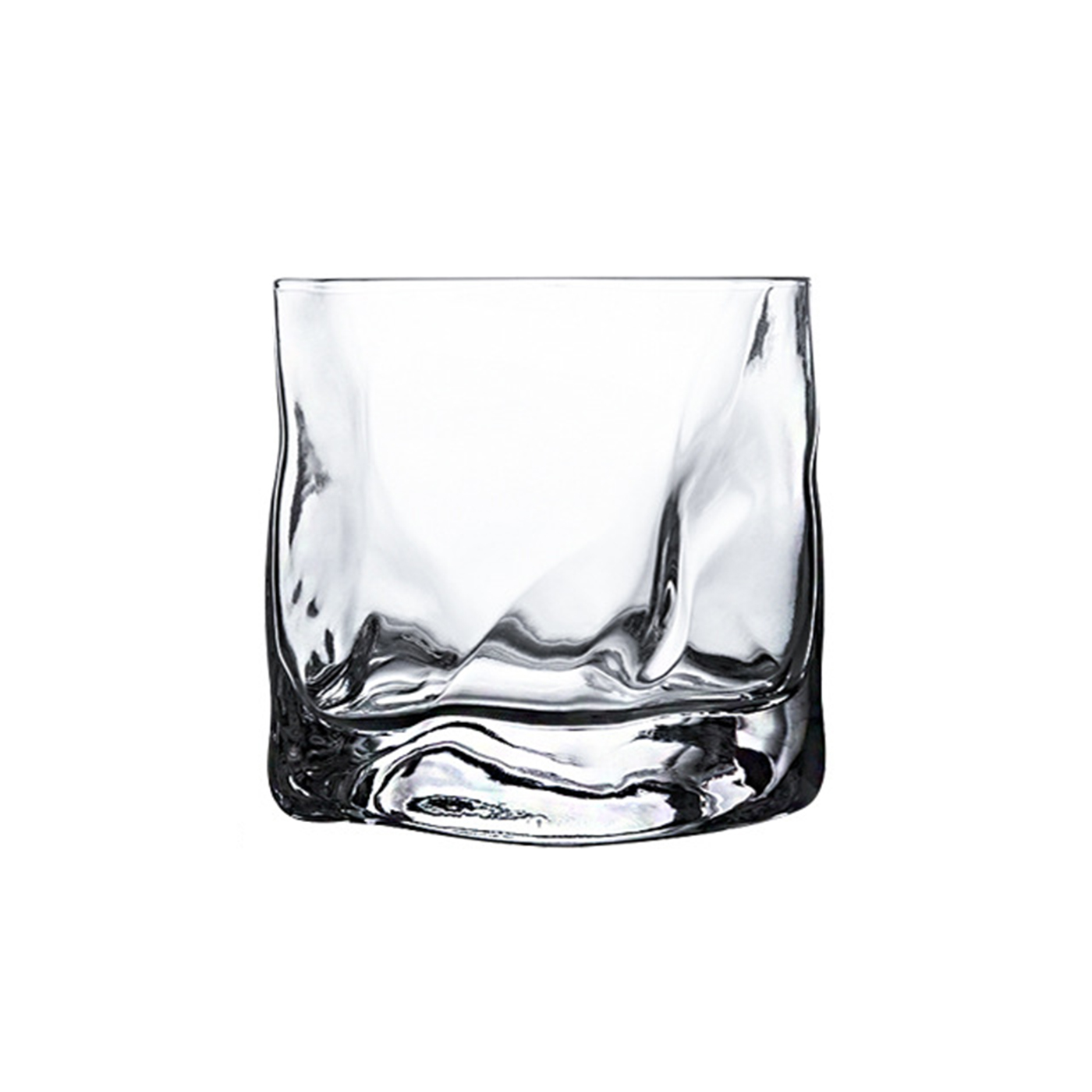 Custom 250ml Clear Irregular Whiskey Glass