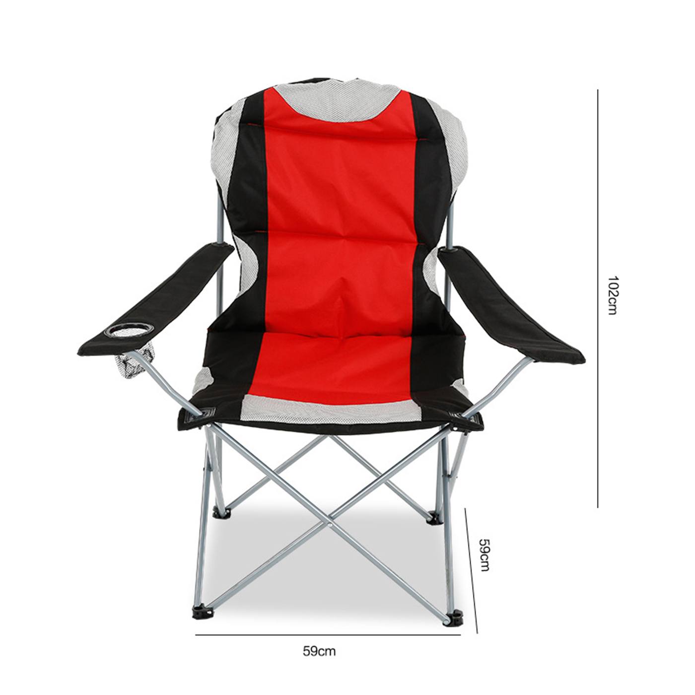 Outdoor Camping Chair With Cup Cooler2