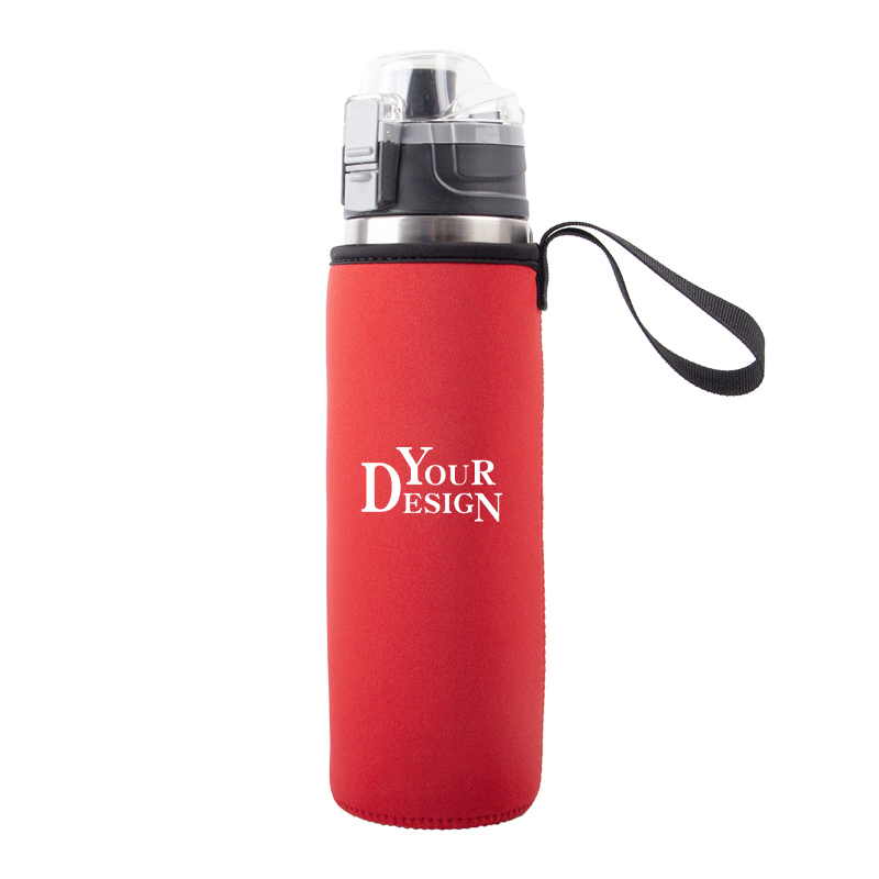 Custom 750ml Neoprene Water Bottle Sleeve1