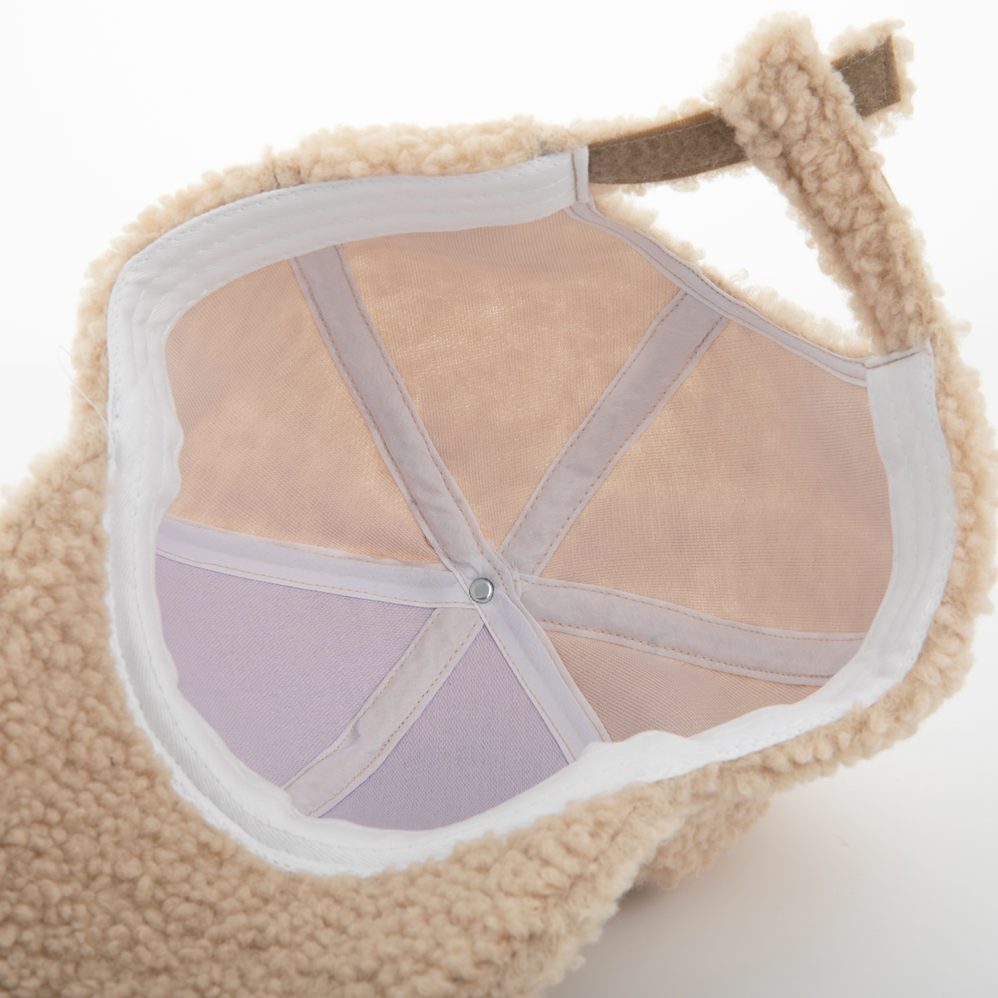 Lamb Wool Winter Baseball Cap3