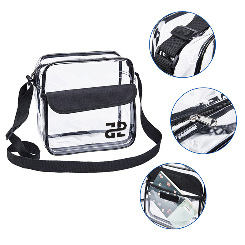 Clear Messenger Bag With Adjustable Strap