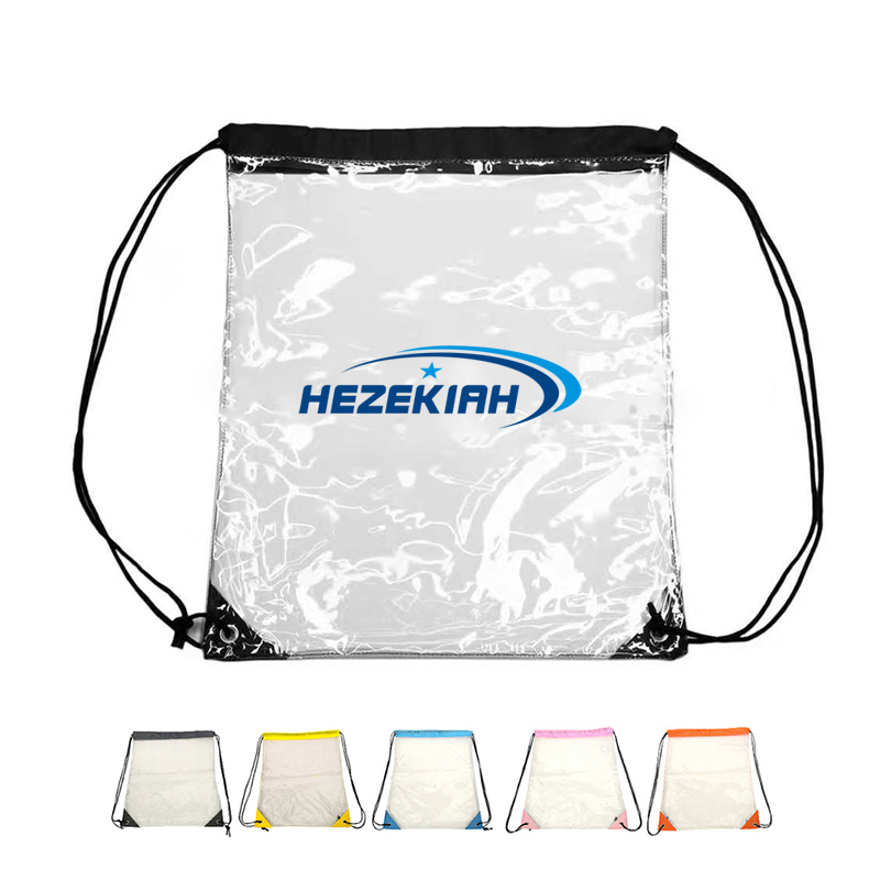Custom Drawstring Clear Backpack