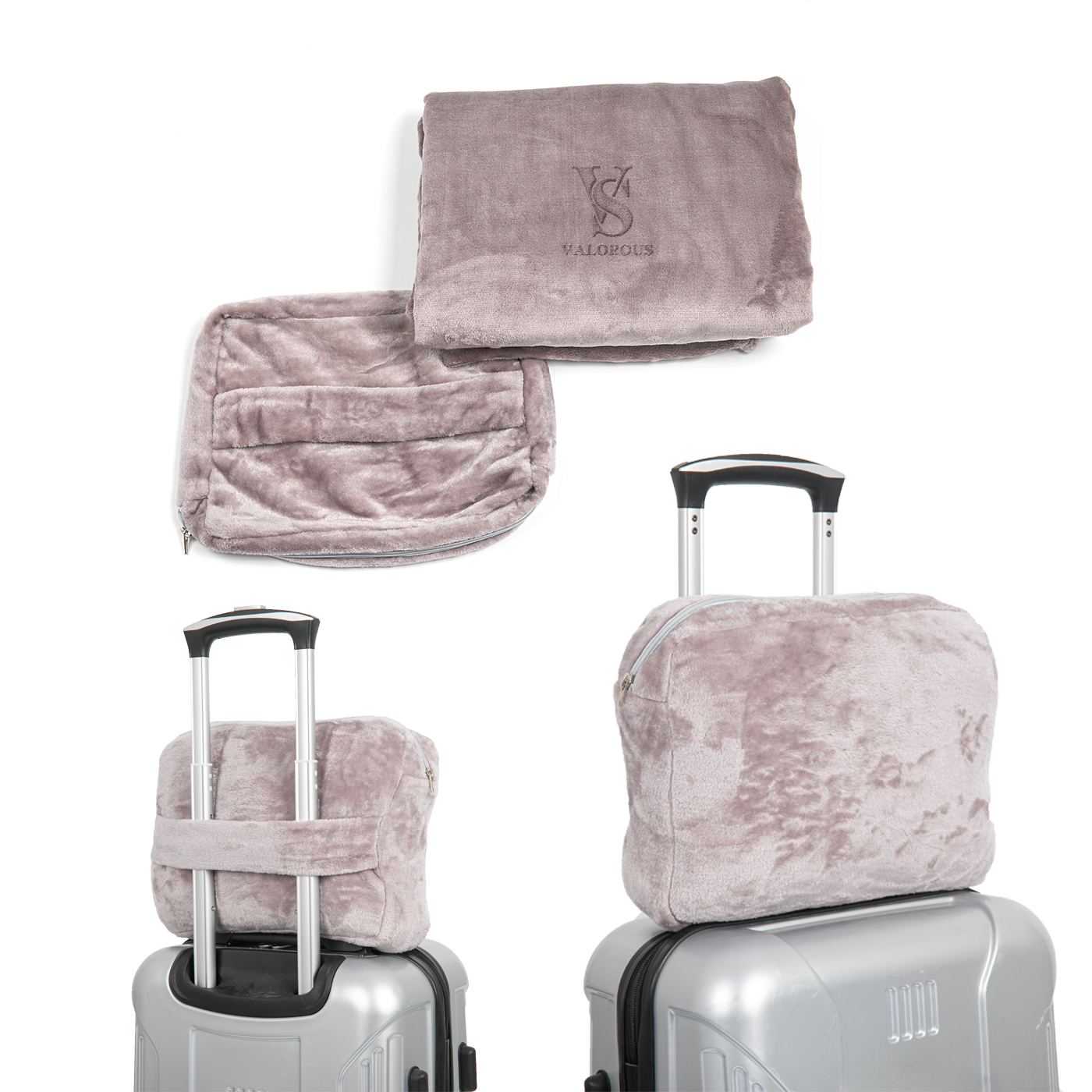 Lightweight Traveling Blanket With Bag