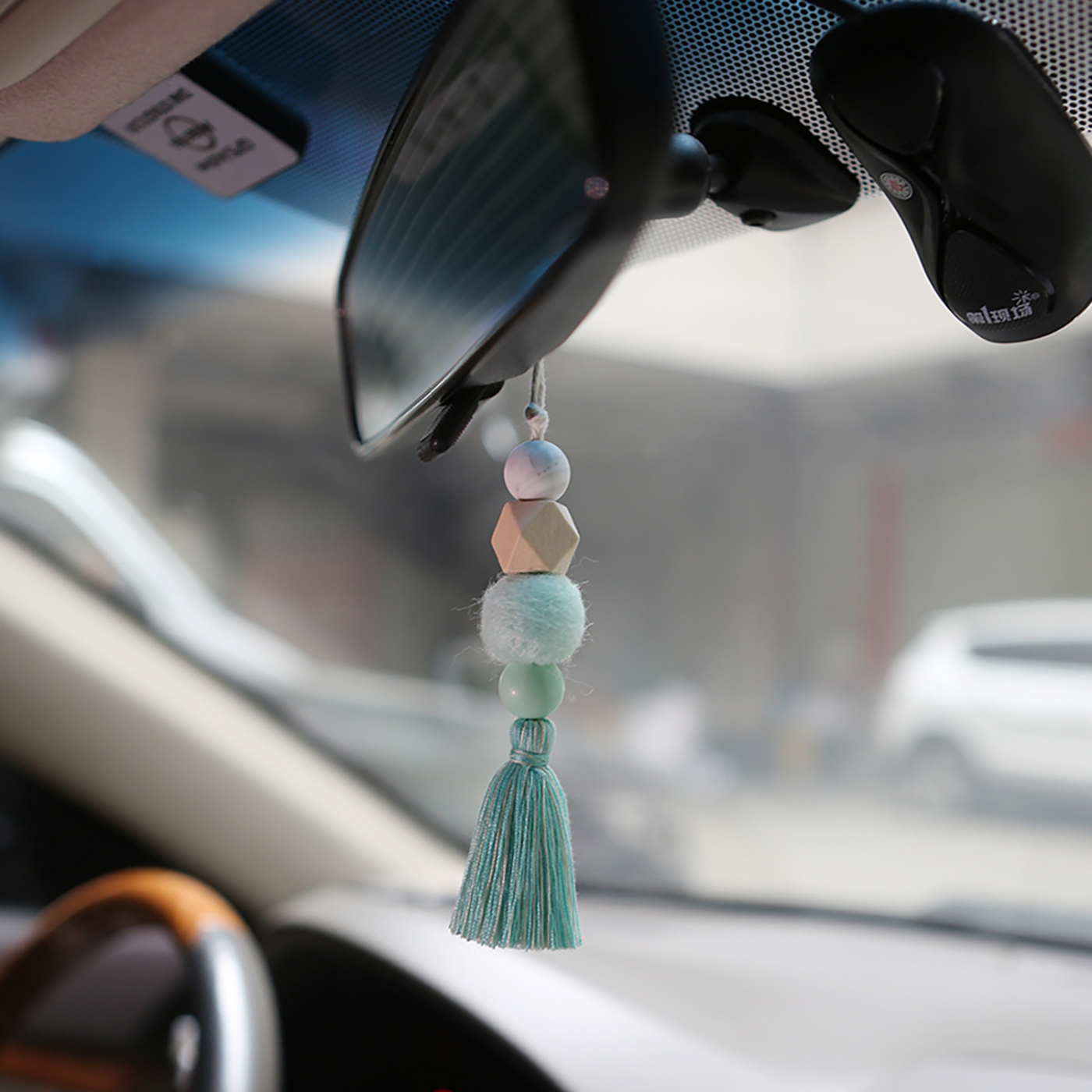 Essential Oil Car Tassel Pendant2