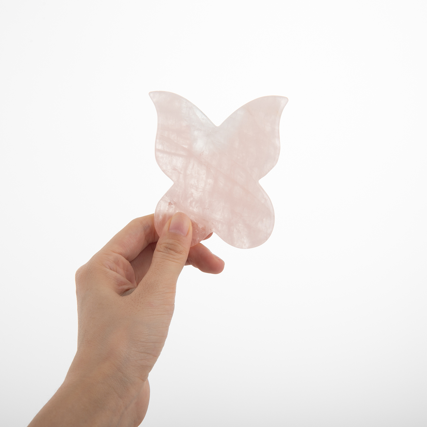 Butterfly Rose Quartz Healing Gemstone2