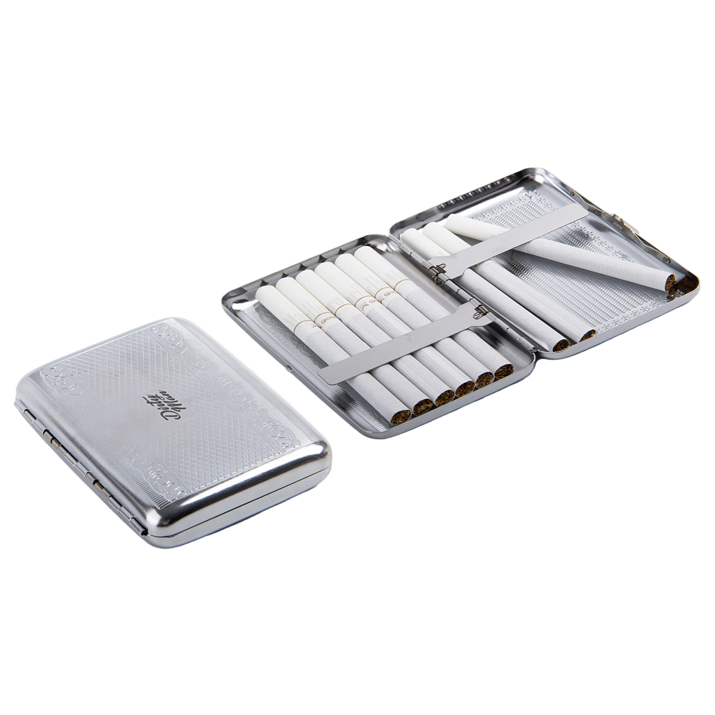 Stainless Steel Cigarette Case Hold