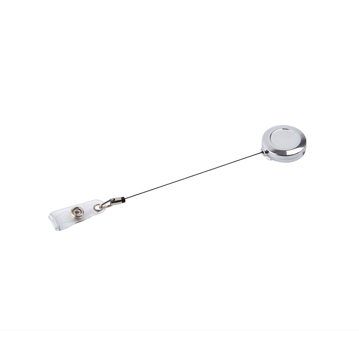 Round Metal Retractable Badge Holder2