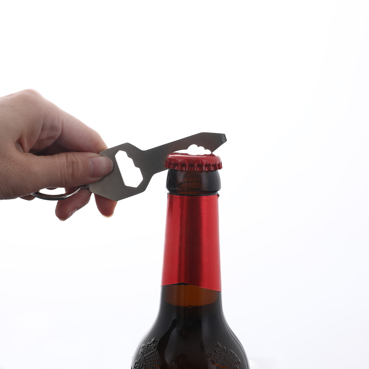 Multi Tool Bottle Opener Keychain