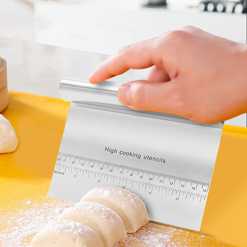 Stainless Steel Dough Scraper1