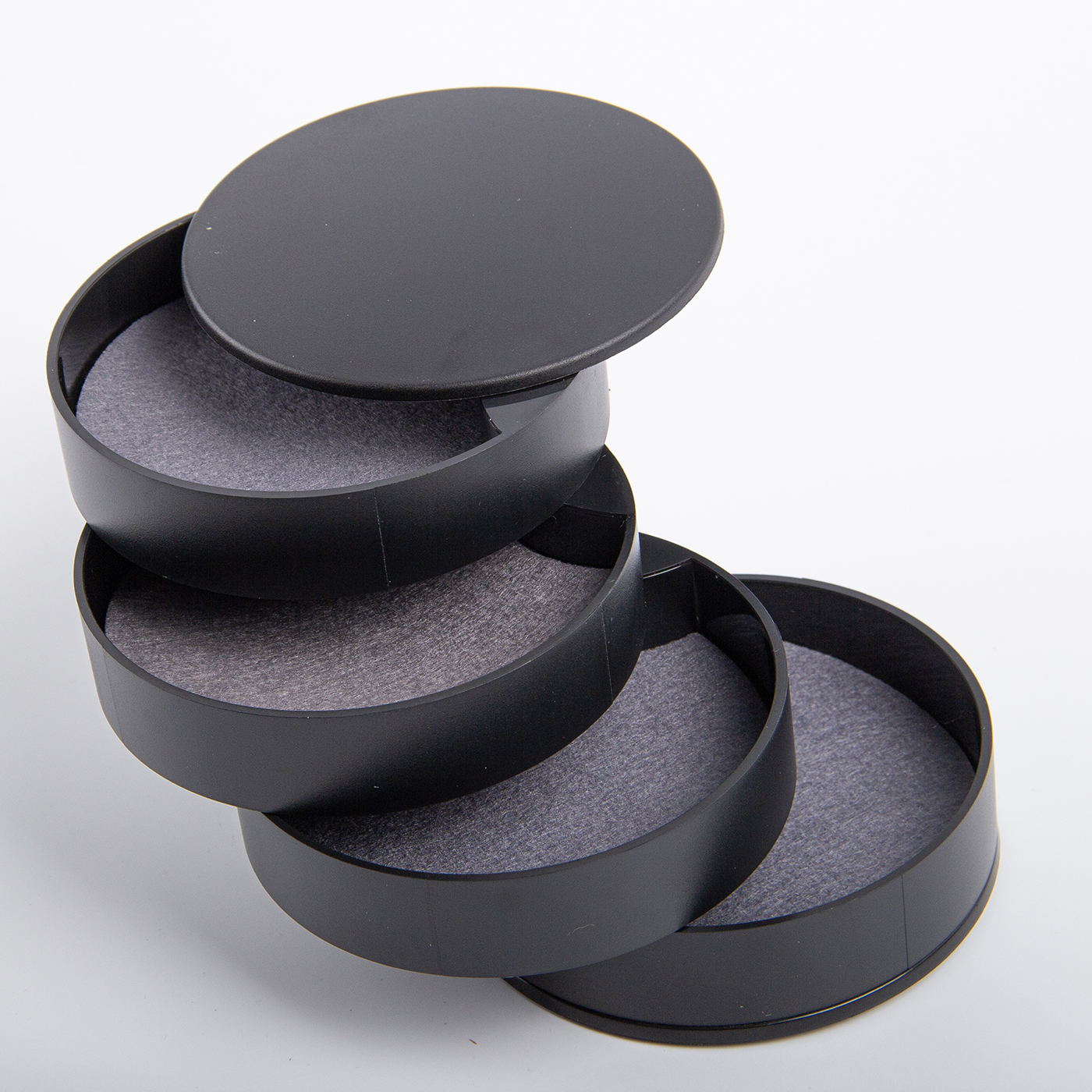 Rotating Travel Jewelry Tray Case3