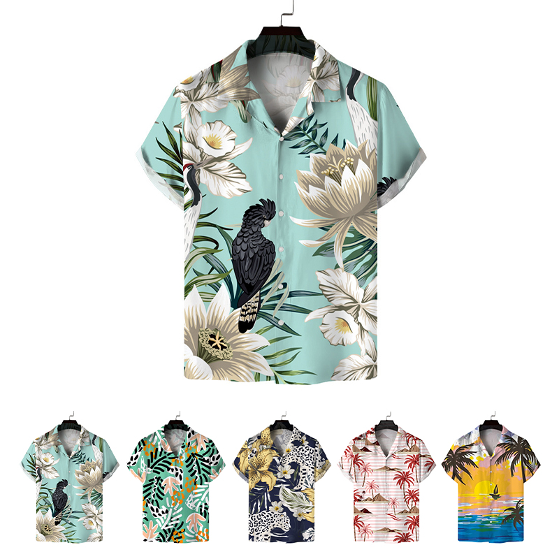 Printed Hawaiian Shirt