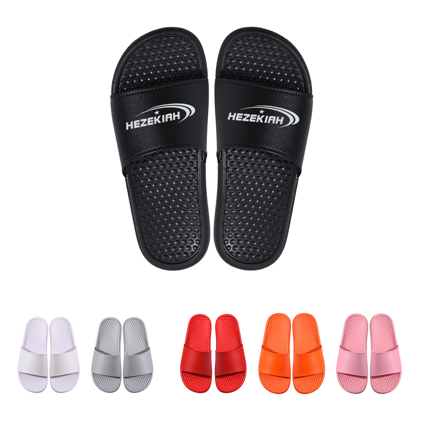 Custom Logo Massage PVC Slide Sandals