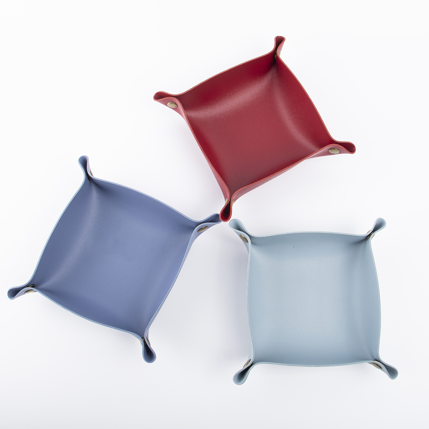 Foldable Leather Valet Tray3